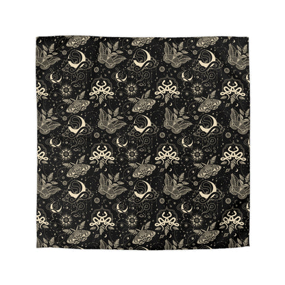 Celestial Snakes and night Moth Microfiber Duvet Cover - Uranus House