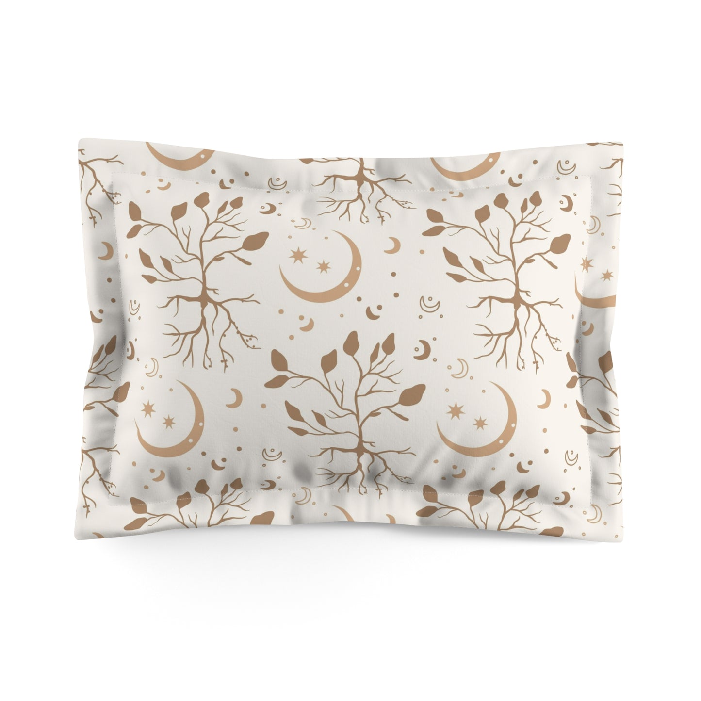 Bohemian celestial Tree Microfiber Pillow Sham