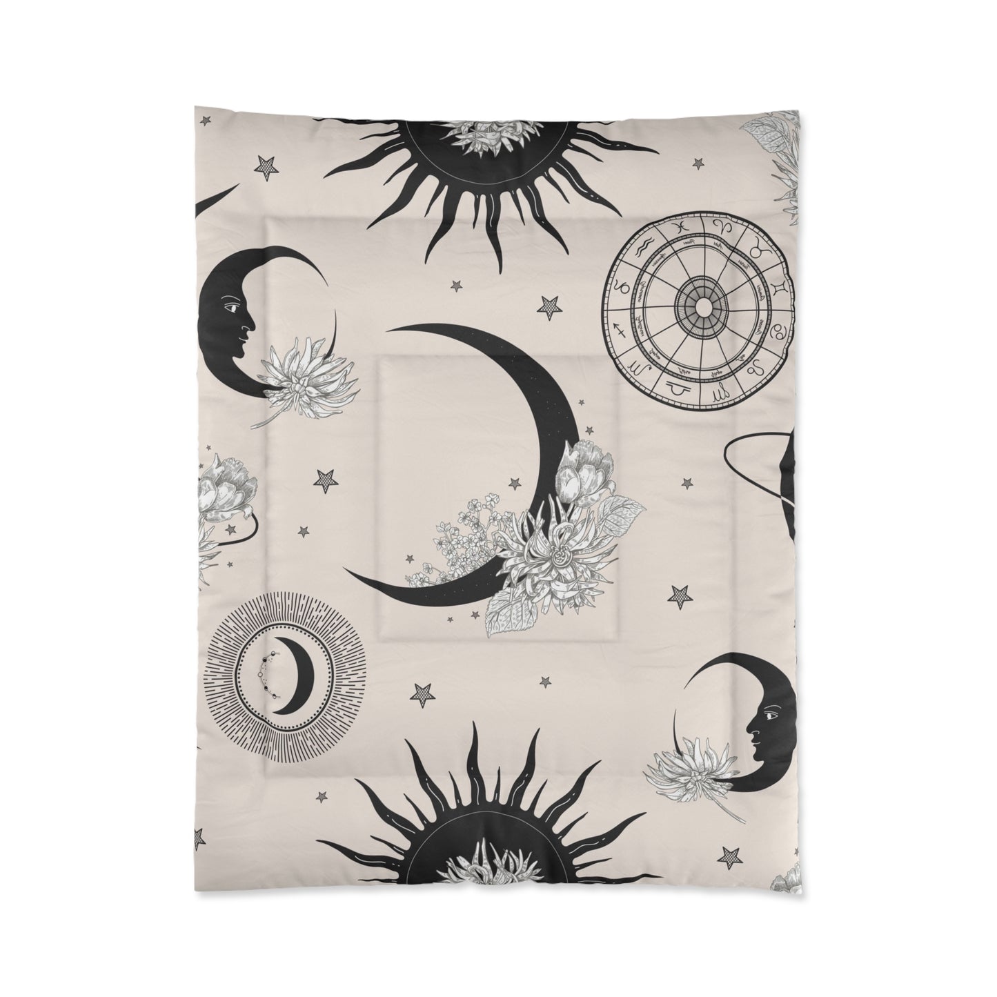 Bohemian celestial Zodiac witchy Comforter - Uranus House