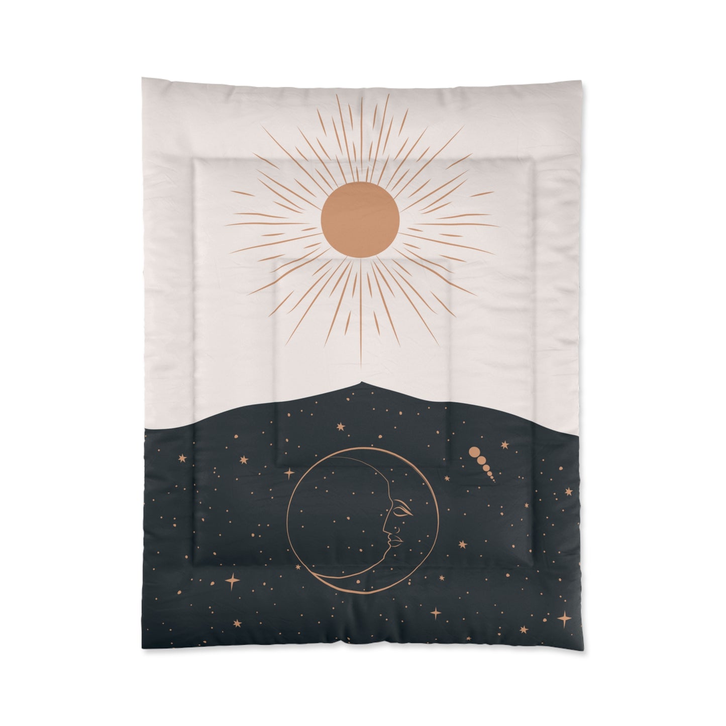 Bohemian celestial Sun and Moon Comforter - Uranus House