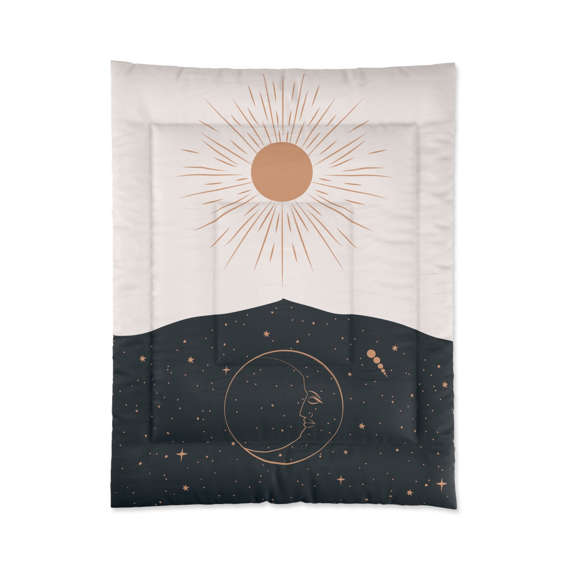 Bohemian celestial Sun and Moon Comforter - Uranus House