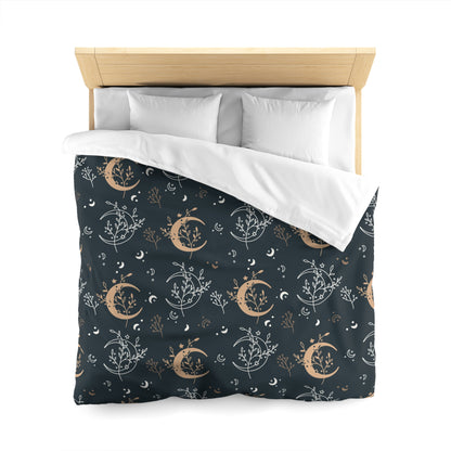 Bohemian celestial witchy Microfiber Duvet Cover - Uranus House