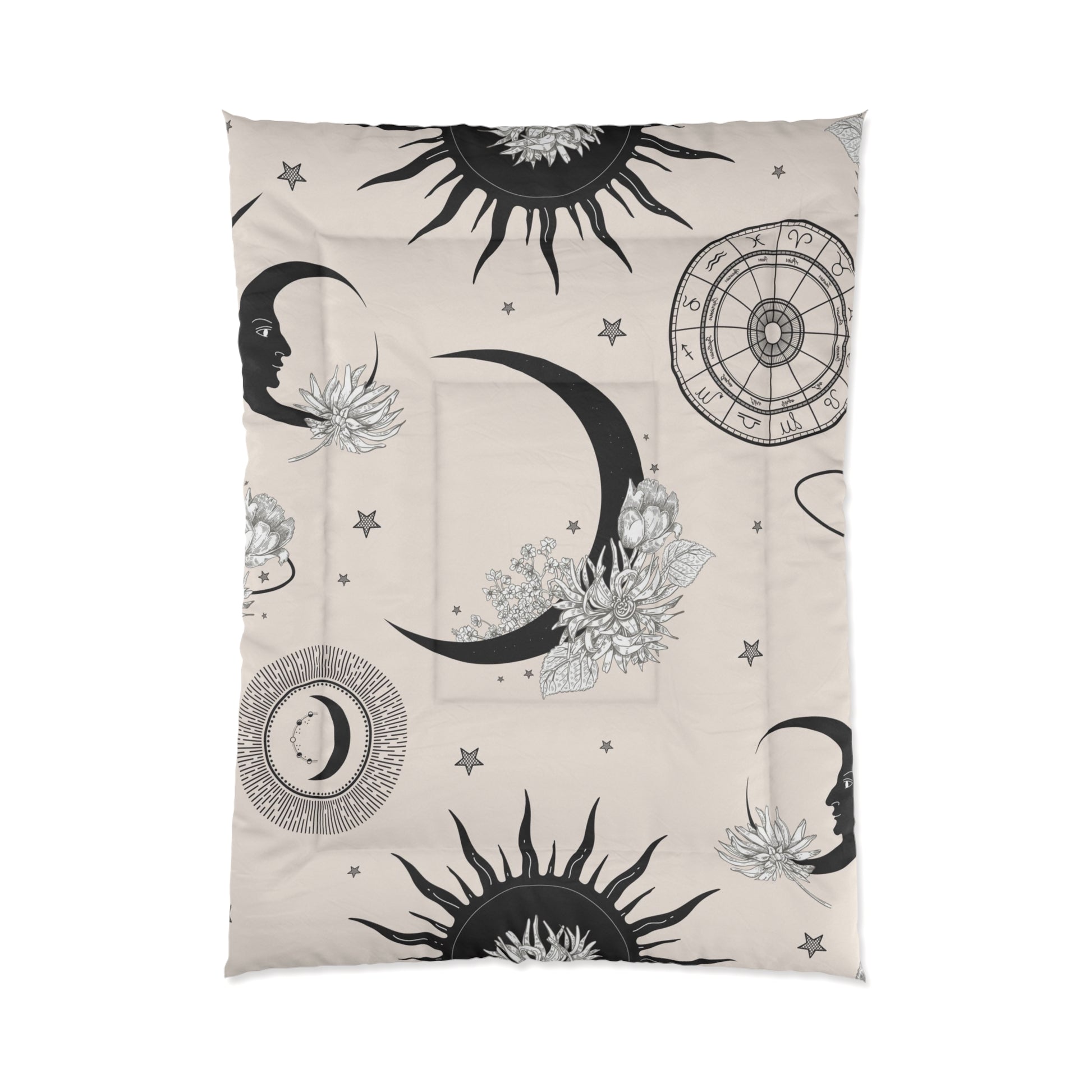 Bohemian celestial Zodiac witchy Comforter - Uranus House