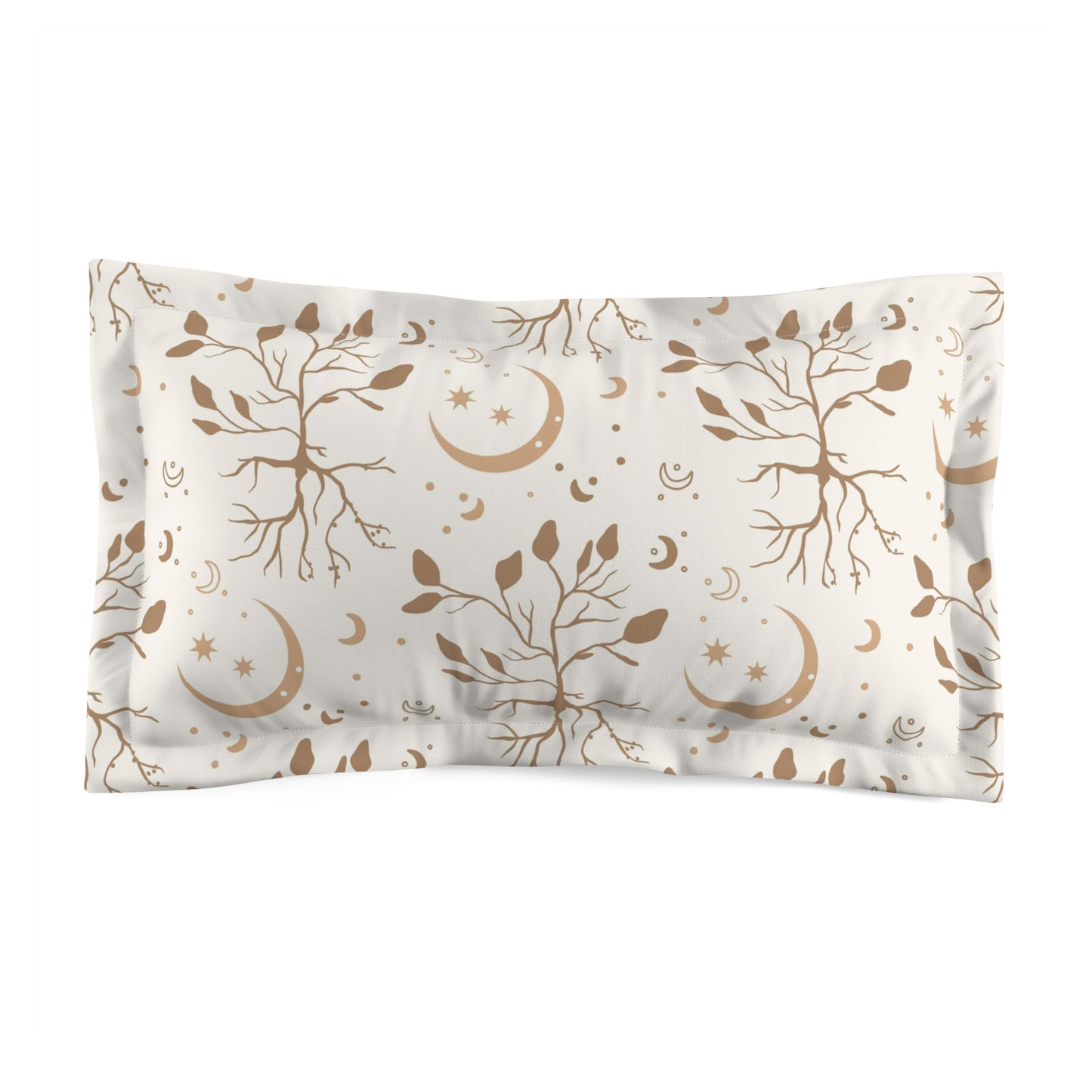 Bohemian celestial Tree Microfiber Pillow Sham