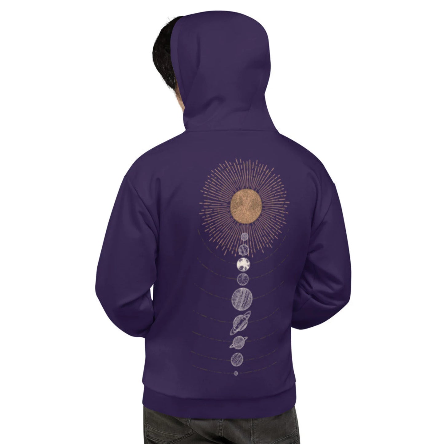 Big 3 Zodiac Solar System Unisex Hoodie