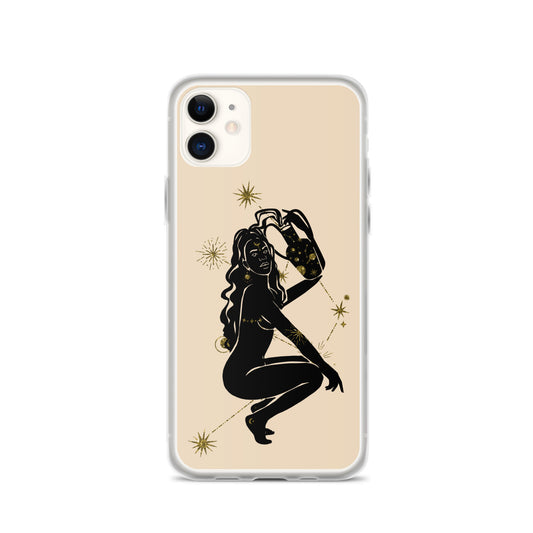 Aquarius Constellation Woman iPhone Case - Uranus House