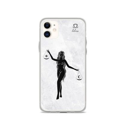 Libra Woman Marble iPhone Case - Uranus House