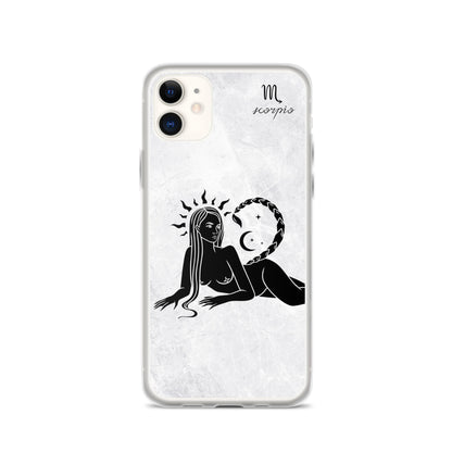 Scorpio Woman Marble iPhone Case - Uranus House