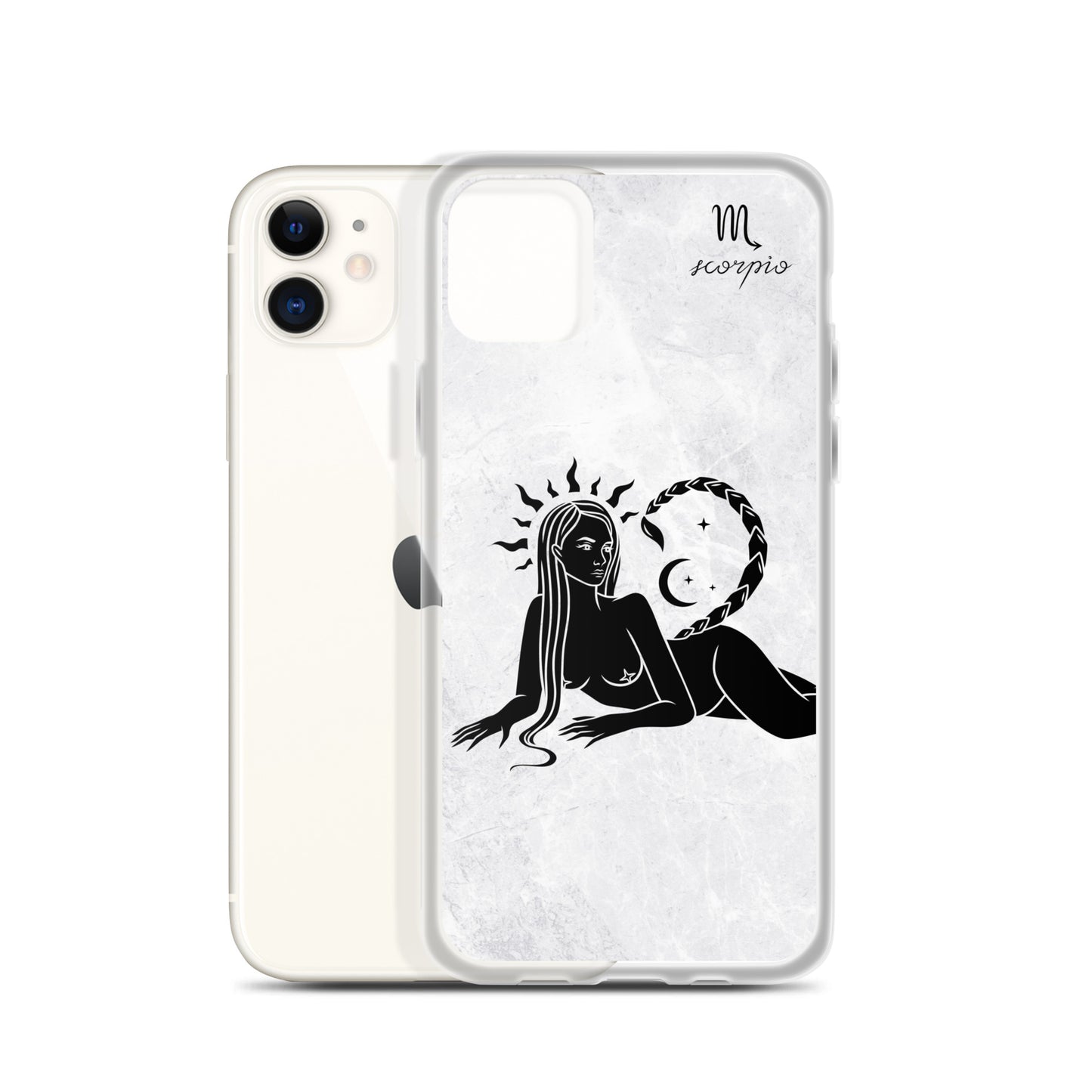 Scorpio Woman Marble iPhone Case - Uranus House