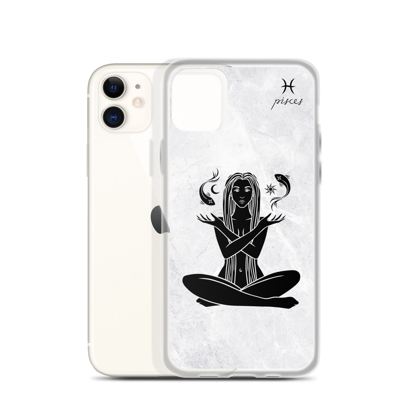 Pisces Woman marble iPhone Case - Uranus House