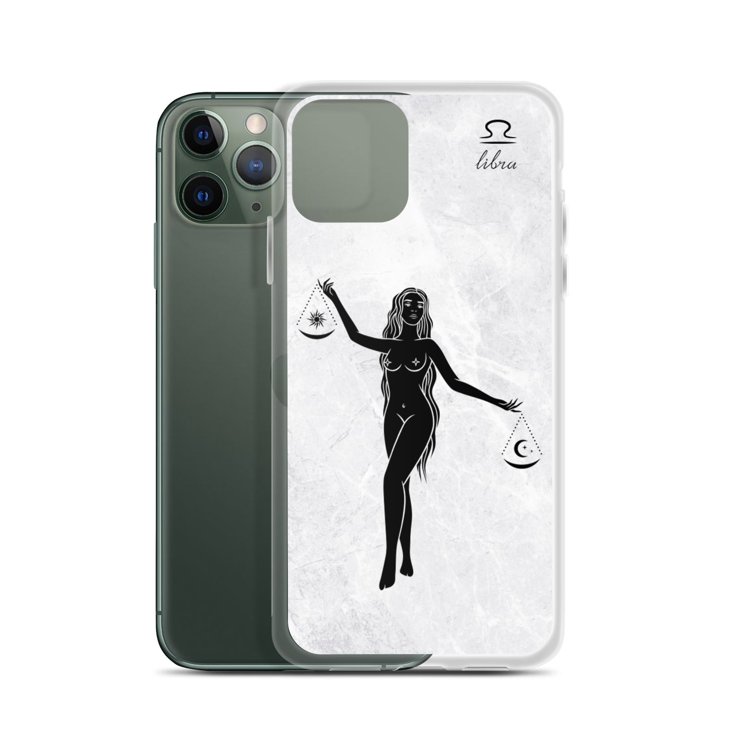 Libra Woman Marble iPhone Case - Uranus House