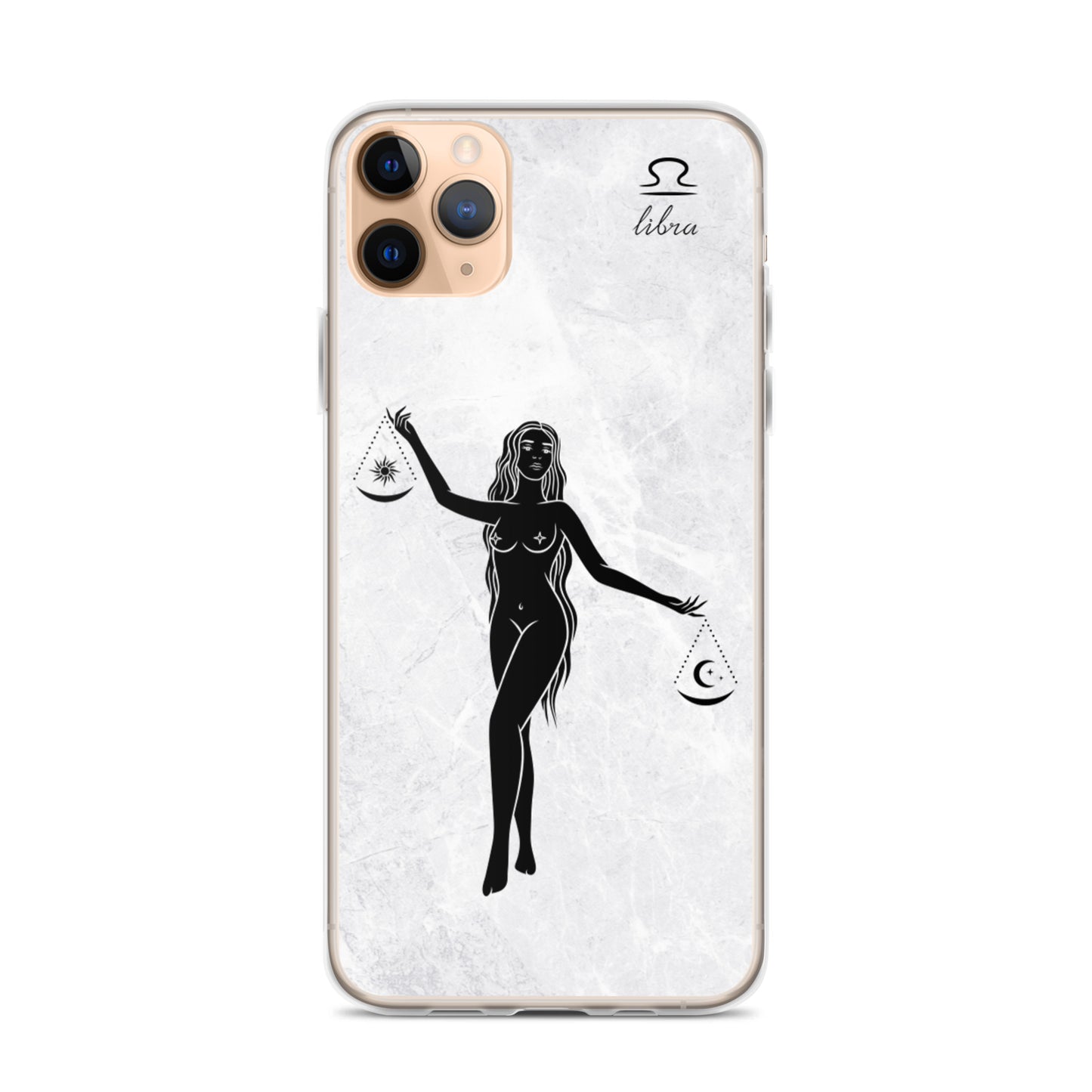 Libra Woman Marble iPhone Case - Uranus House