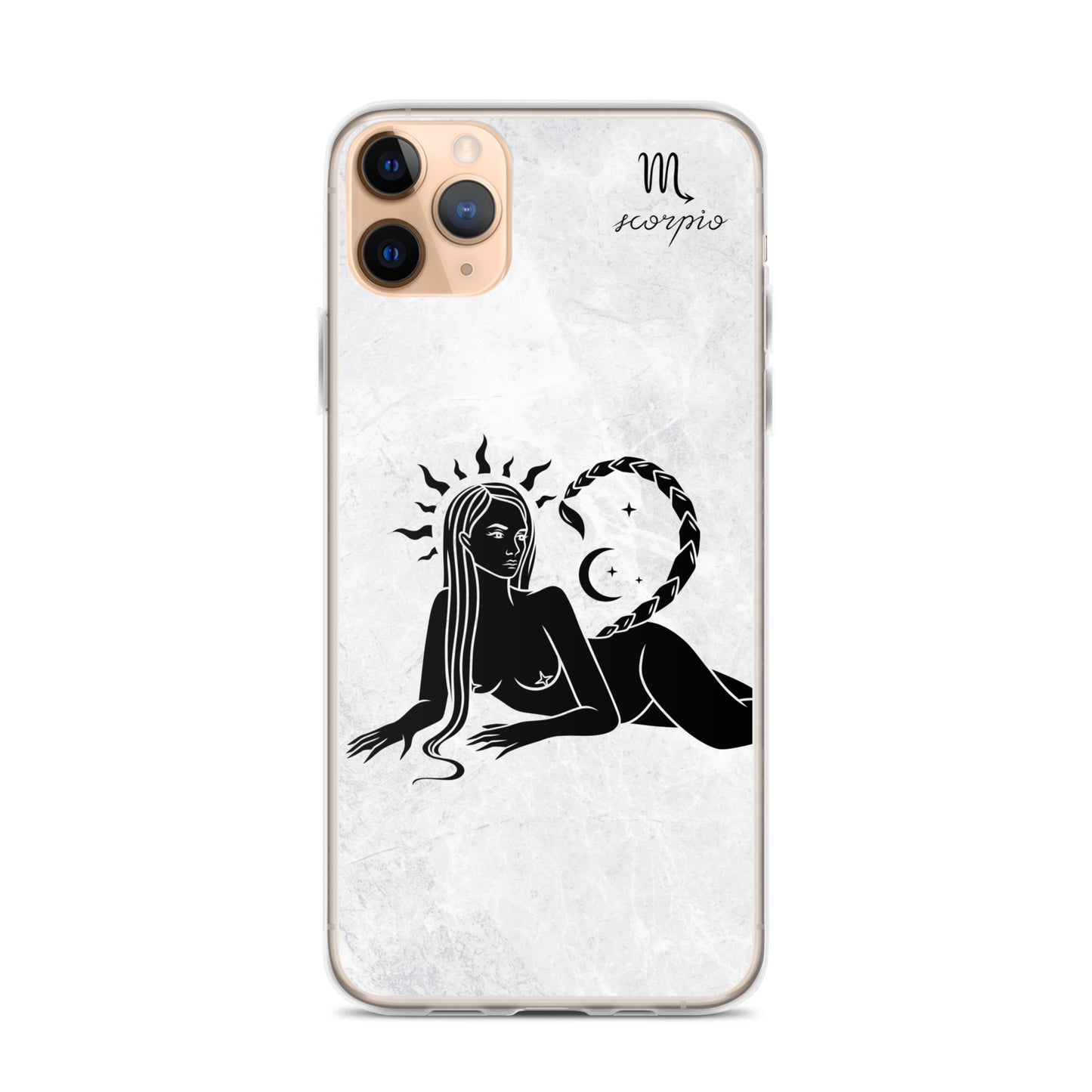 Scorpio Woman Marble iPhone Case - Uranus House