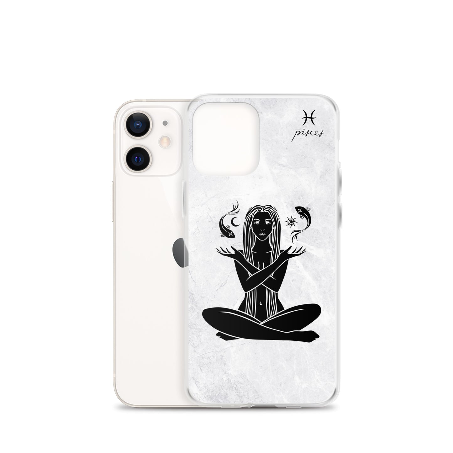 Pisces Woman marble iPhone Case - Uranus House