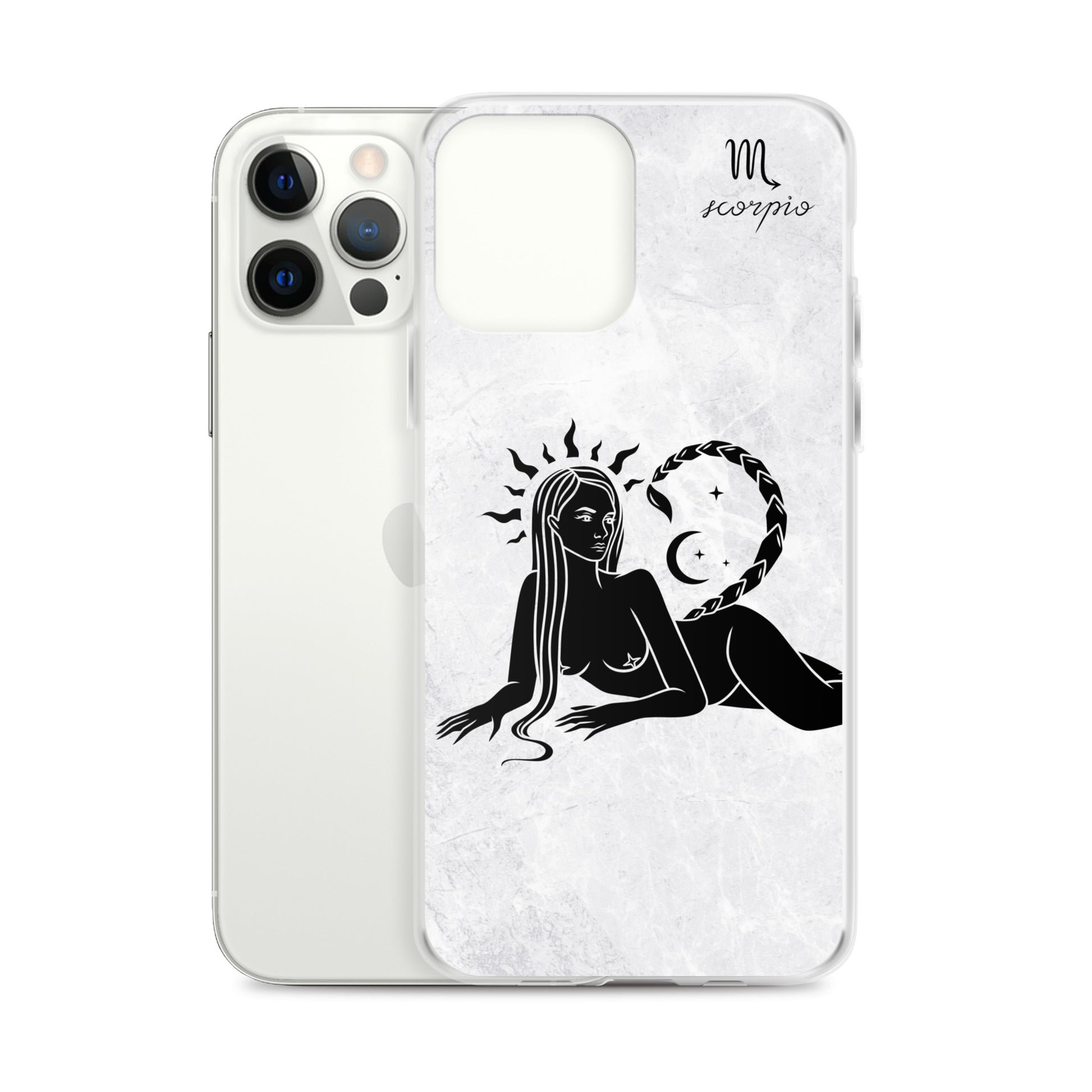 Scorpio Woman Marble iPhone Case - Uranus House