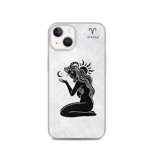 Aries Woman Marble iPhone Case - Uranus House