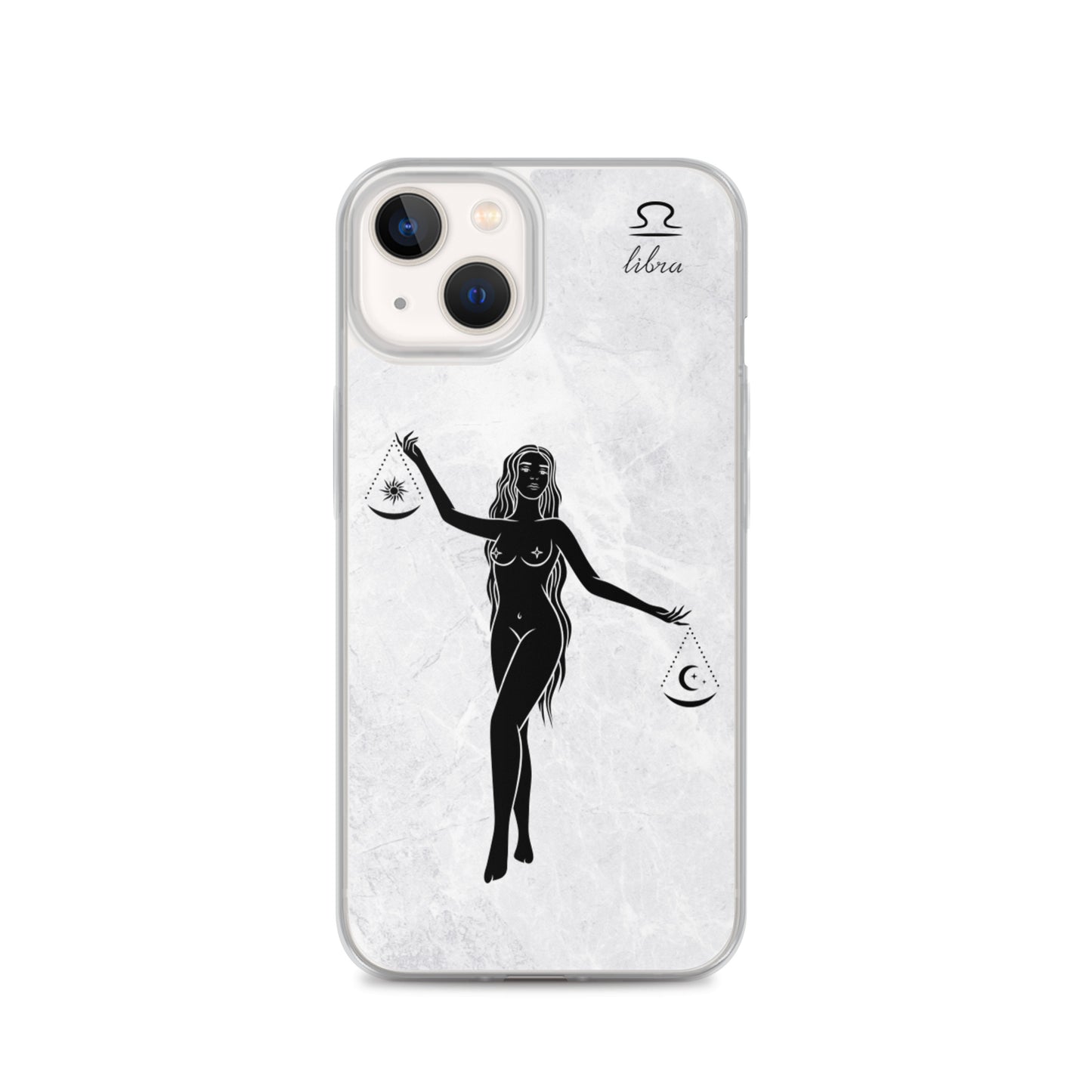 Libra Woman Marble iPhone Case - Uranus House