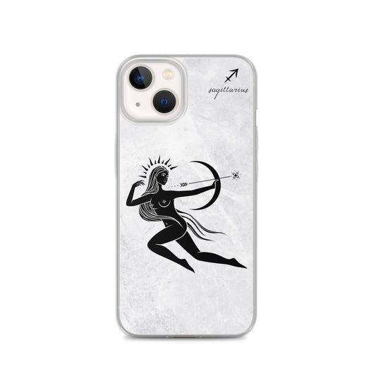 Sagittarius Woman Marble iPhone Case - Uranus House