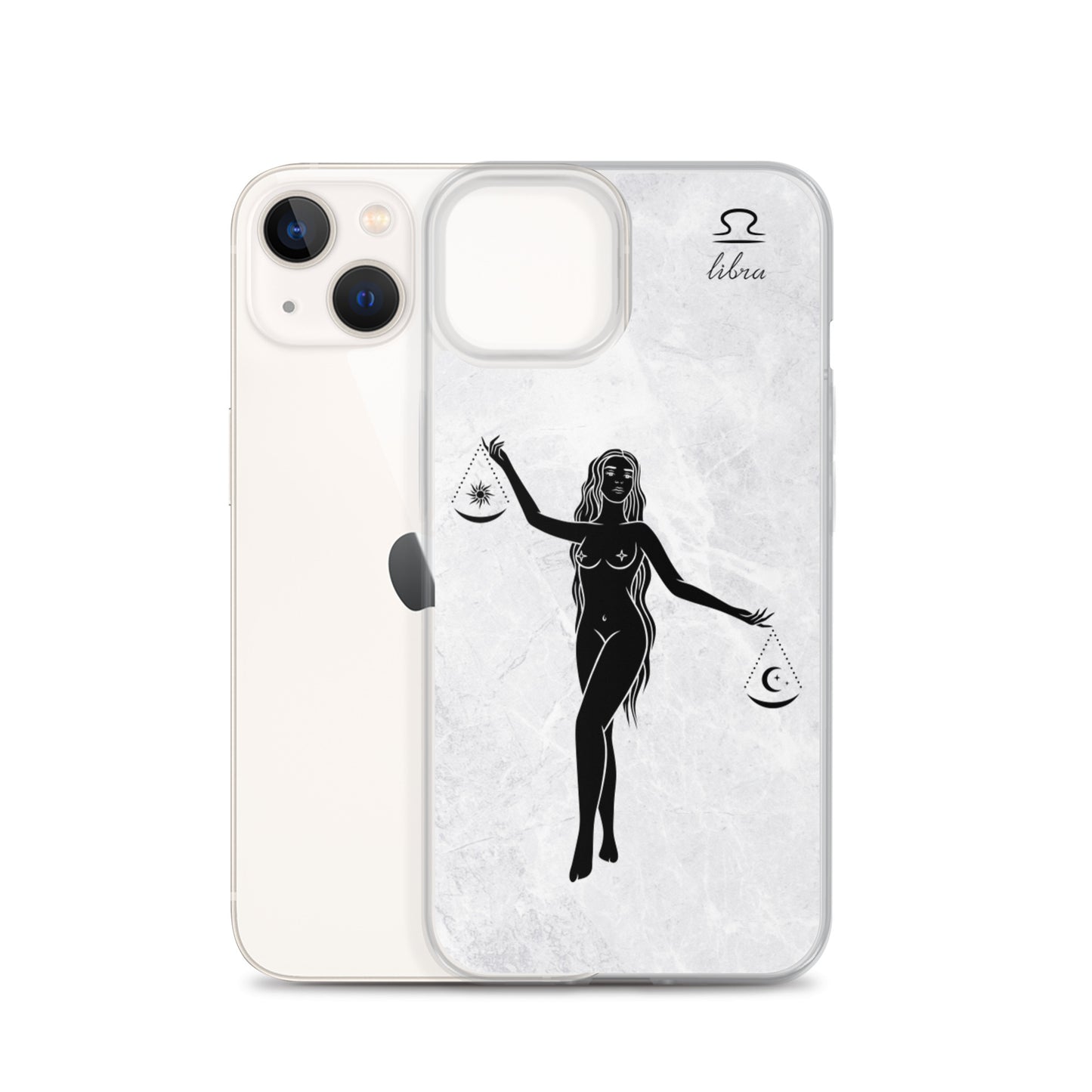 Libra Woman Marble iPhone Case - Uranus House