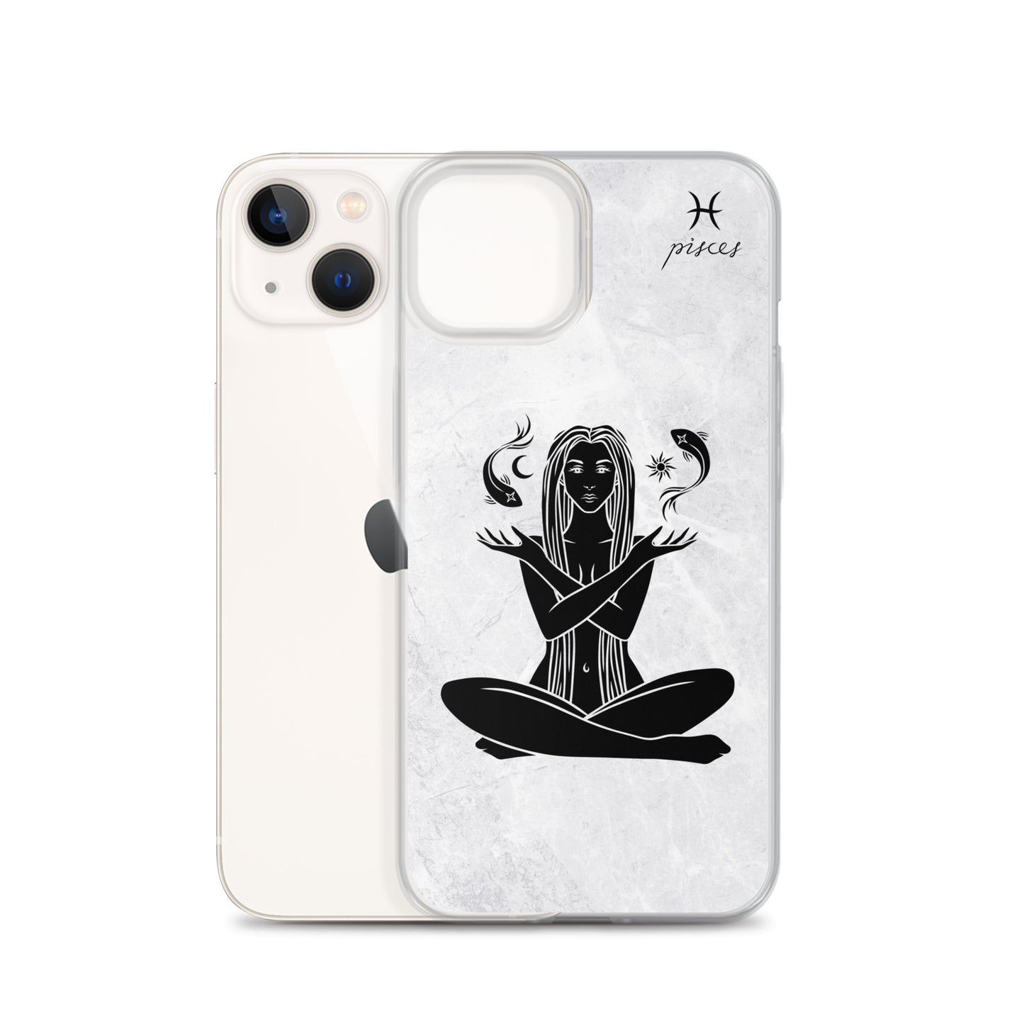 Pisces Woman marble iPhone Case - Uranus House