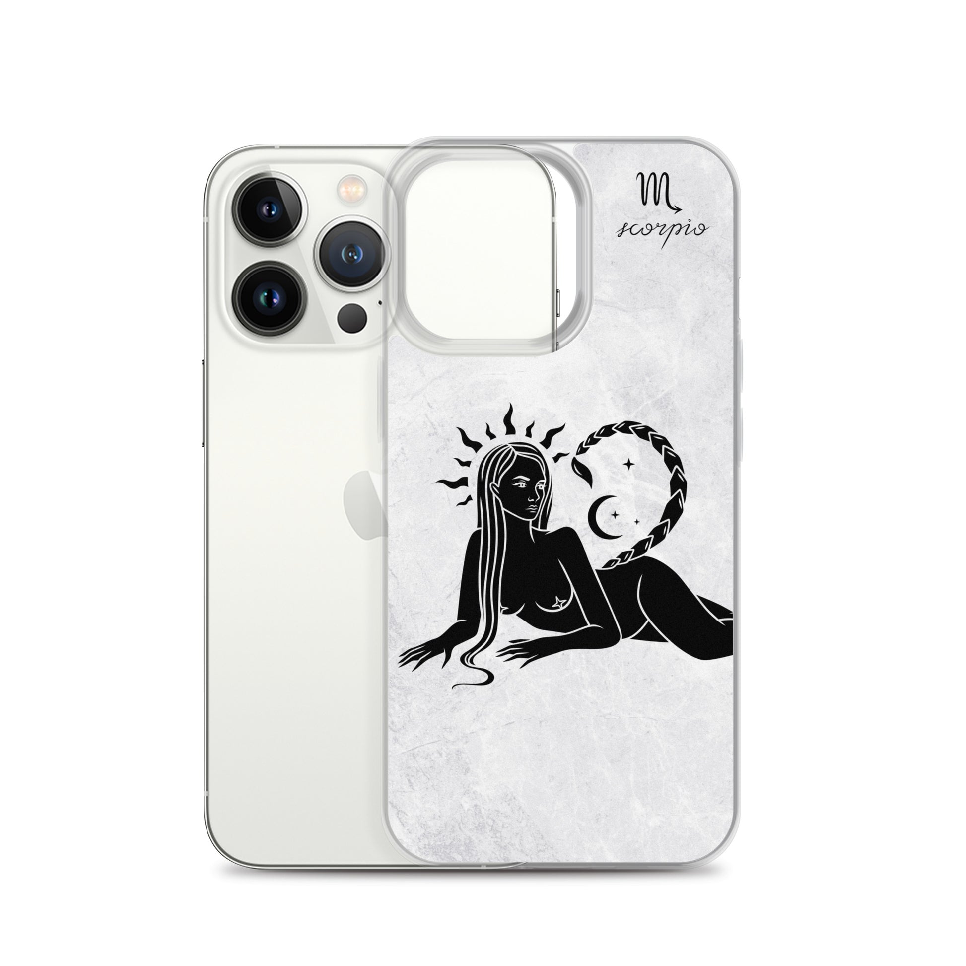 Scorpio Woman Marble iPhone Case - Uranus House