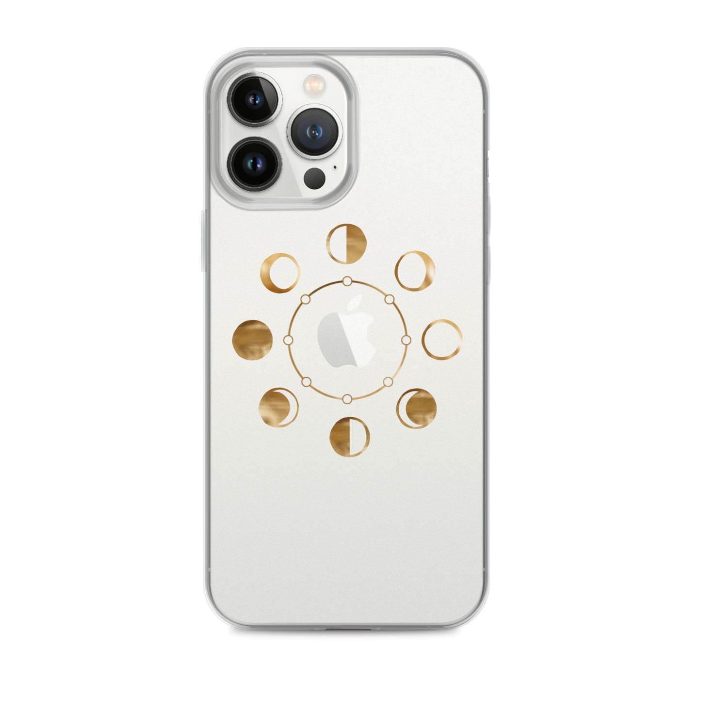 Moon Phases clear iPhone Case