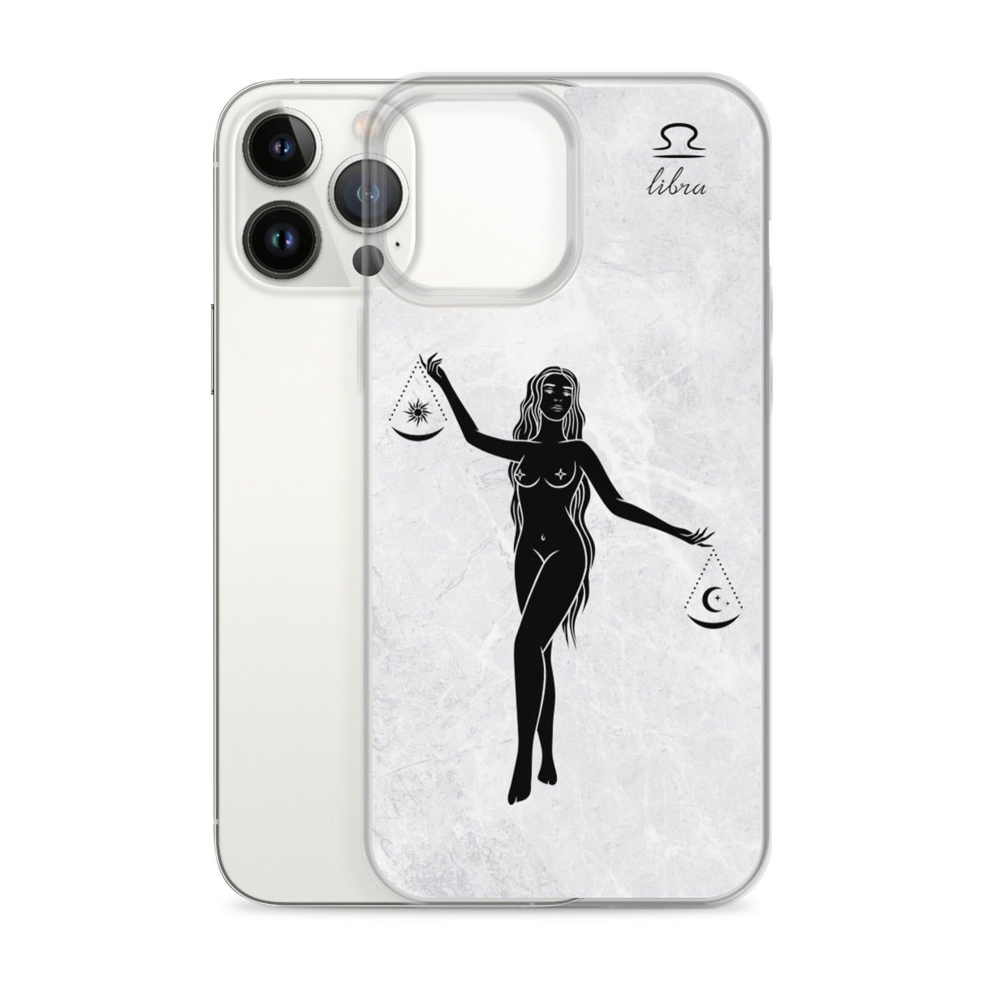 Libra Woman Marble iPhone Case - Uranus House