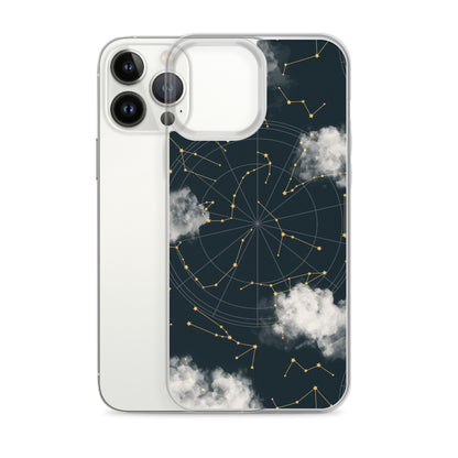 Constellation Cloudy Zodiac iPhone Case - Uranus House