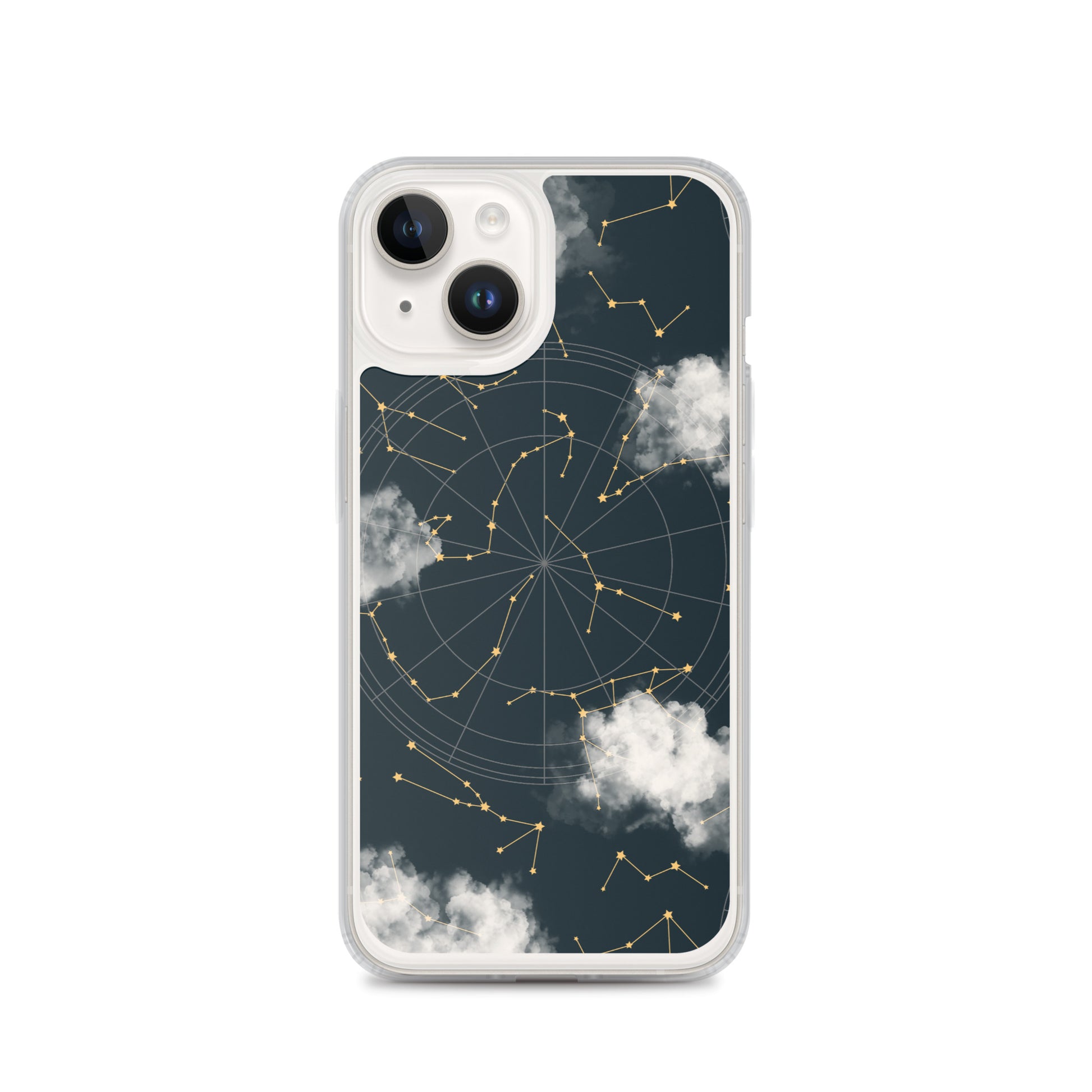 Constellation Cloudy Zodiac iPhone Case - Uranus House