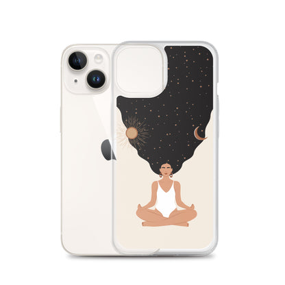 Sun, Moon and Stars iPhone Case — Mother of the Cosmos - Uranus House