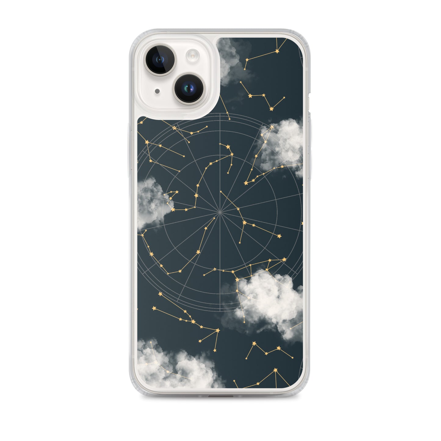 Constellation Cloudy Zodiac iPhone Case - Uranus House