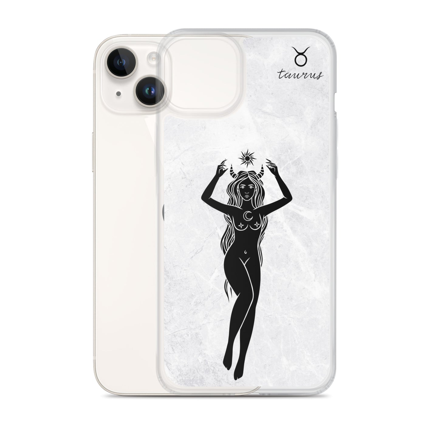 Taurus Woman Marble iPhone Case - Uranus House