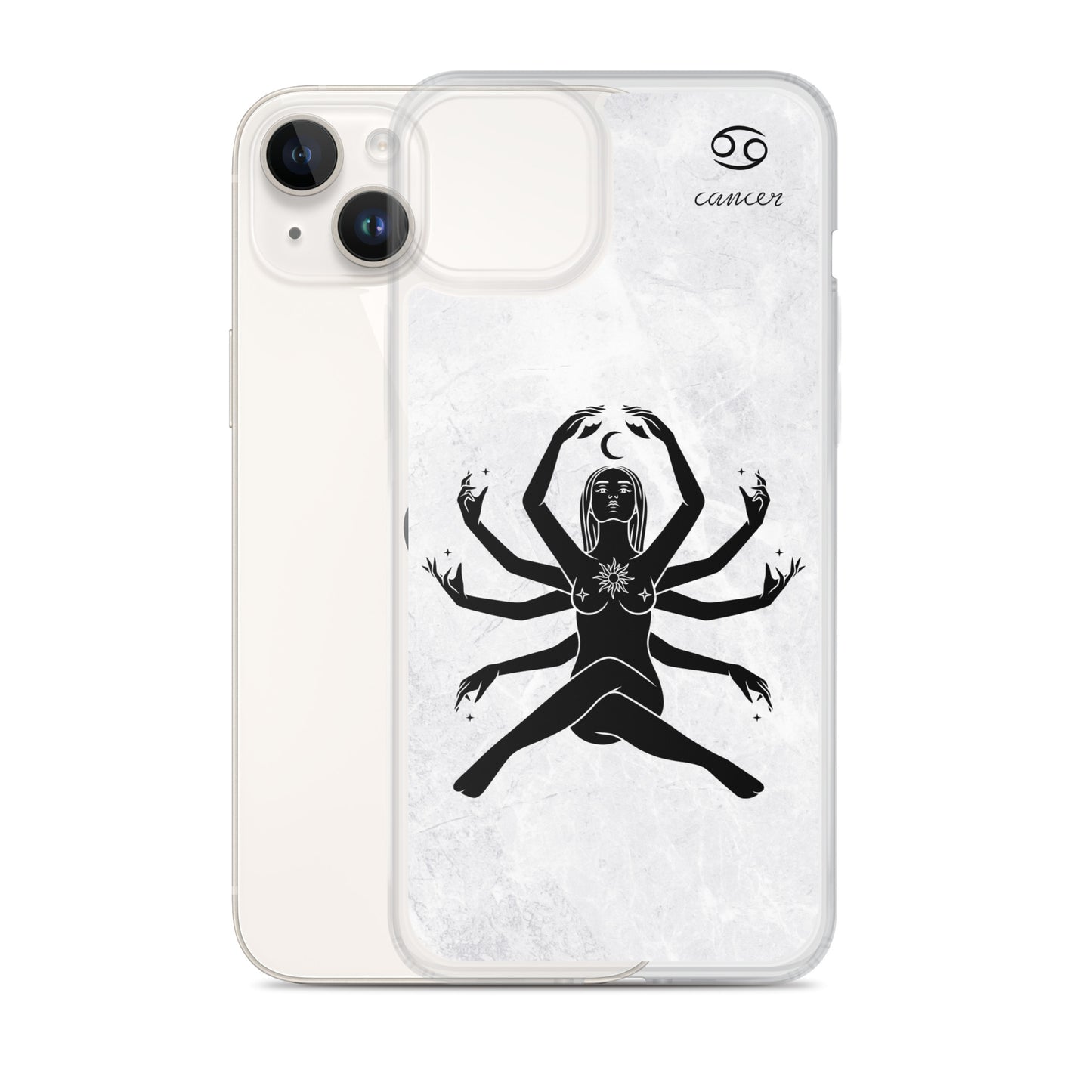 Cancer Woman Marble iPhone Case - Uranus House