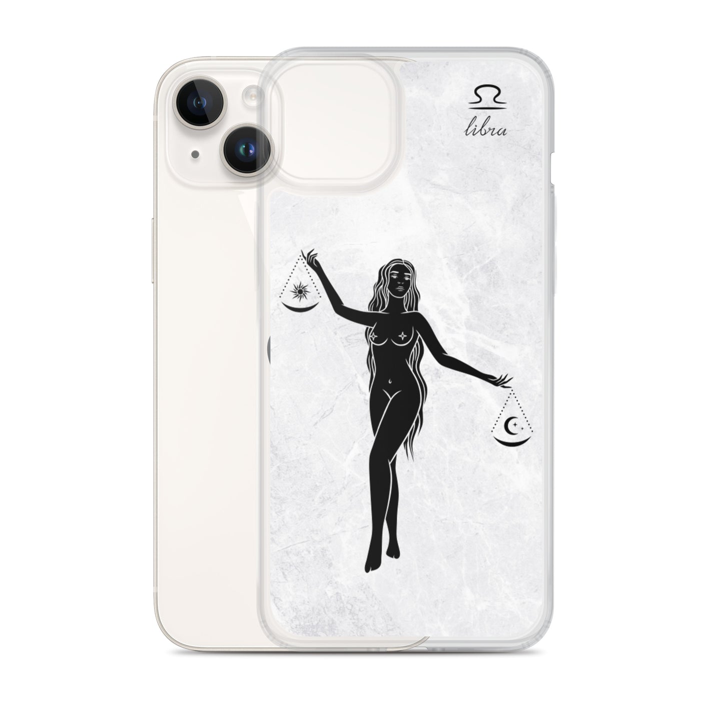 Libra Woman Marble iPhone Case - Uranus House