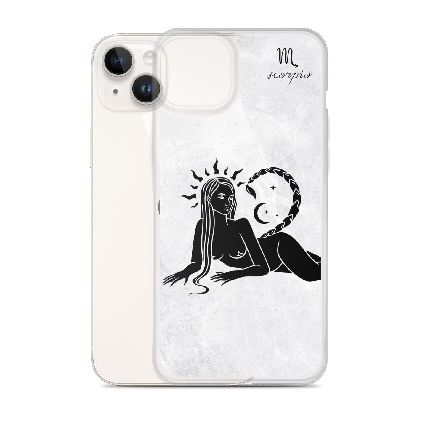 Scorpio Woman Marble iPhone Case - Uranus House