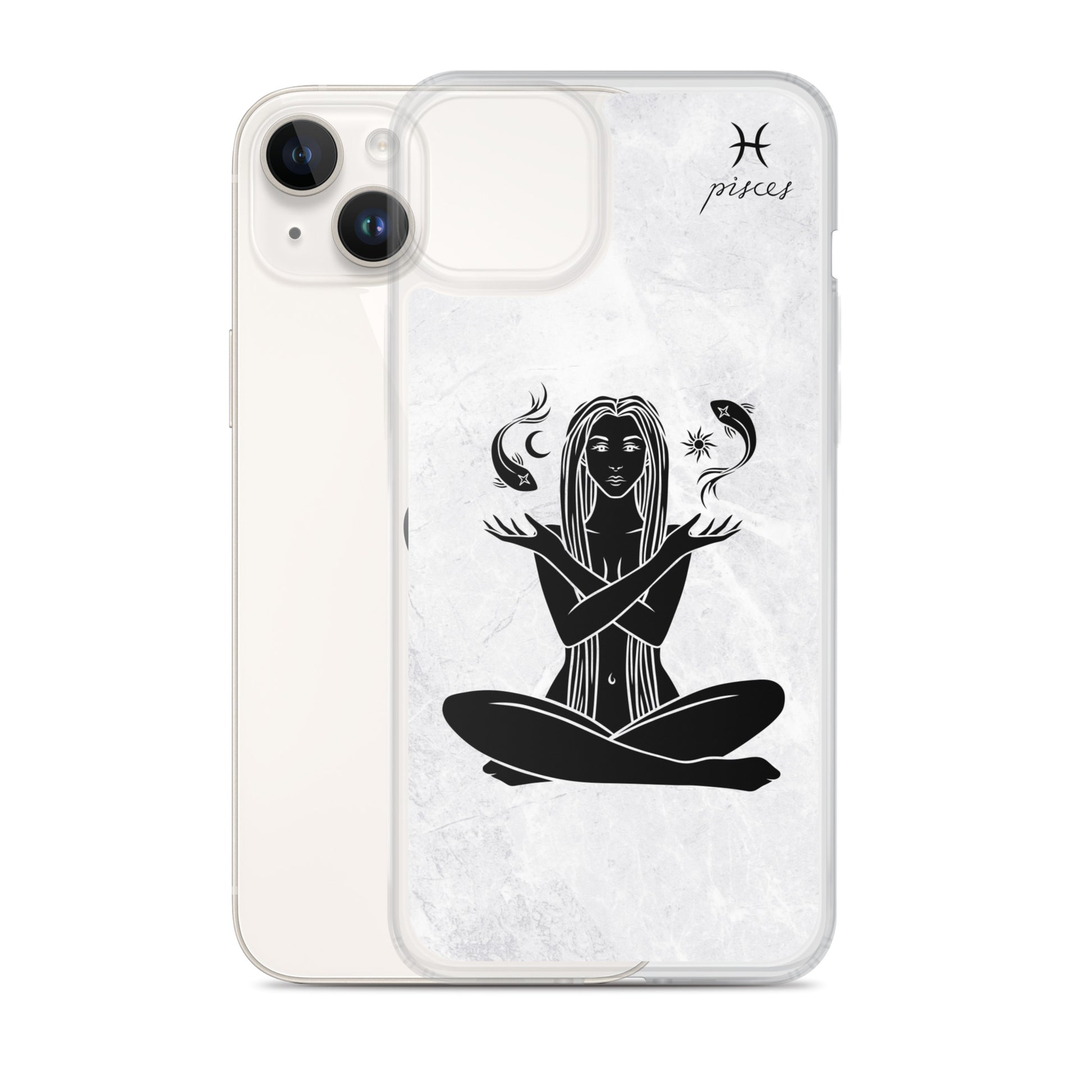 Pisces Woman marble iPhone Case - Uranus House