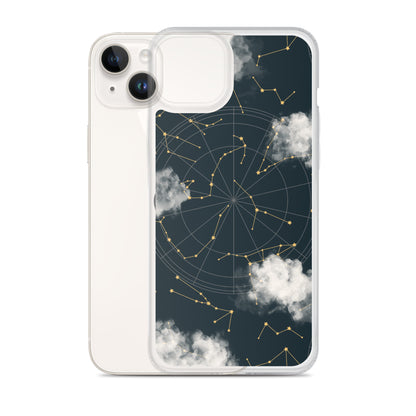 Constellation Cloudy Zodiac iPhone Case - Uranus House