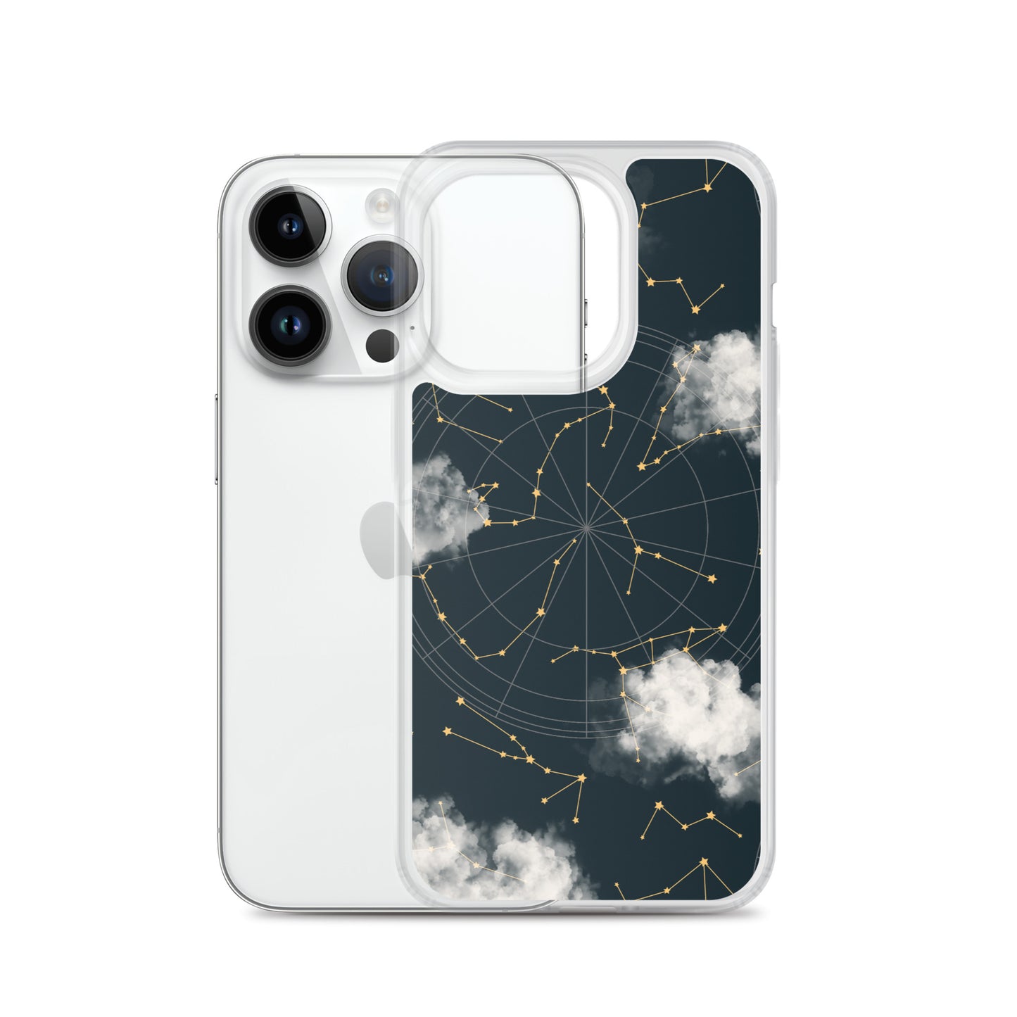 Constellation Cloudy Zodiac iPhone Case - Uranus House