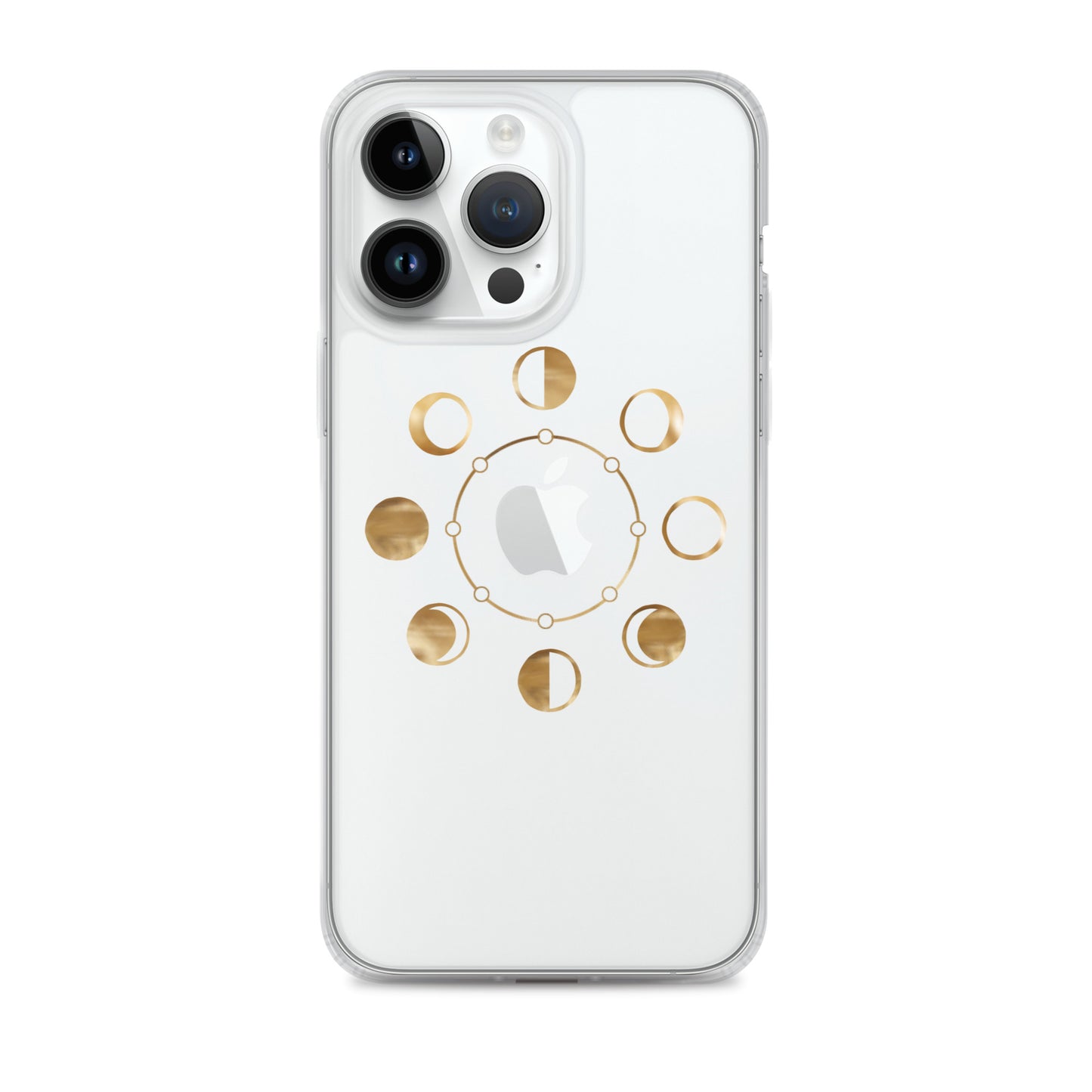 Moon Phases clear iPhone Case