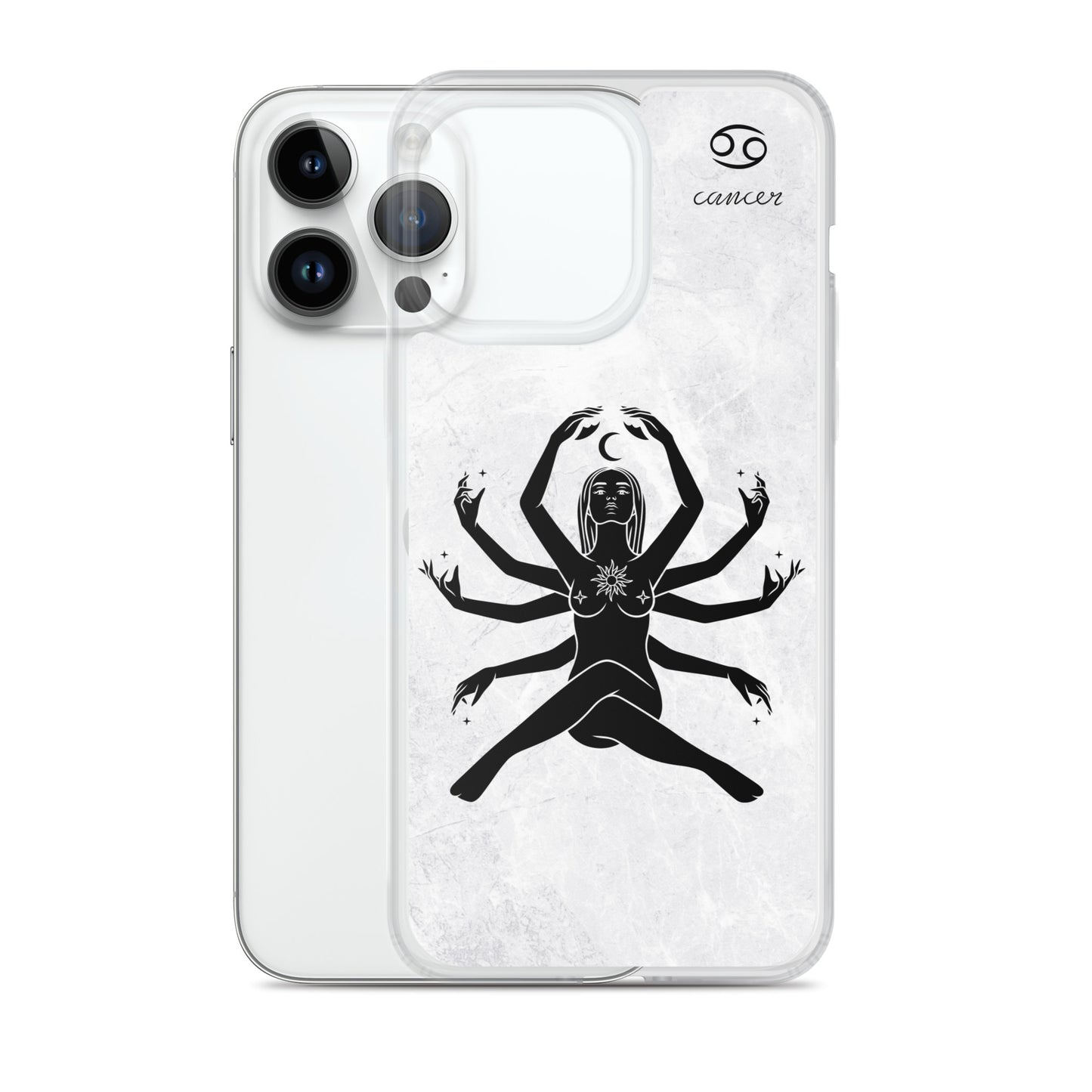 Cancer Woman Marble iPhone Case - Uranus House