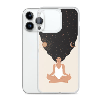 Sun, Moon and Stars iPhone Case — Mother of the Cosmos - Uranus House