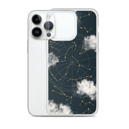 Constellation Cloudy Zodiac iPhone Case - Uranus House