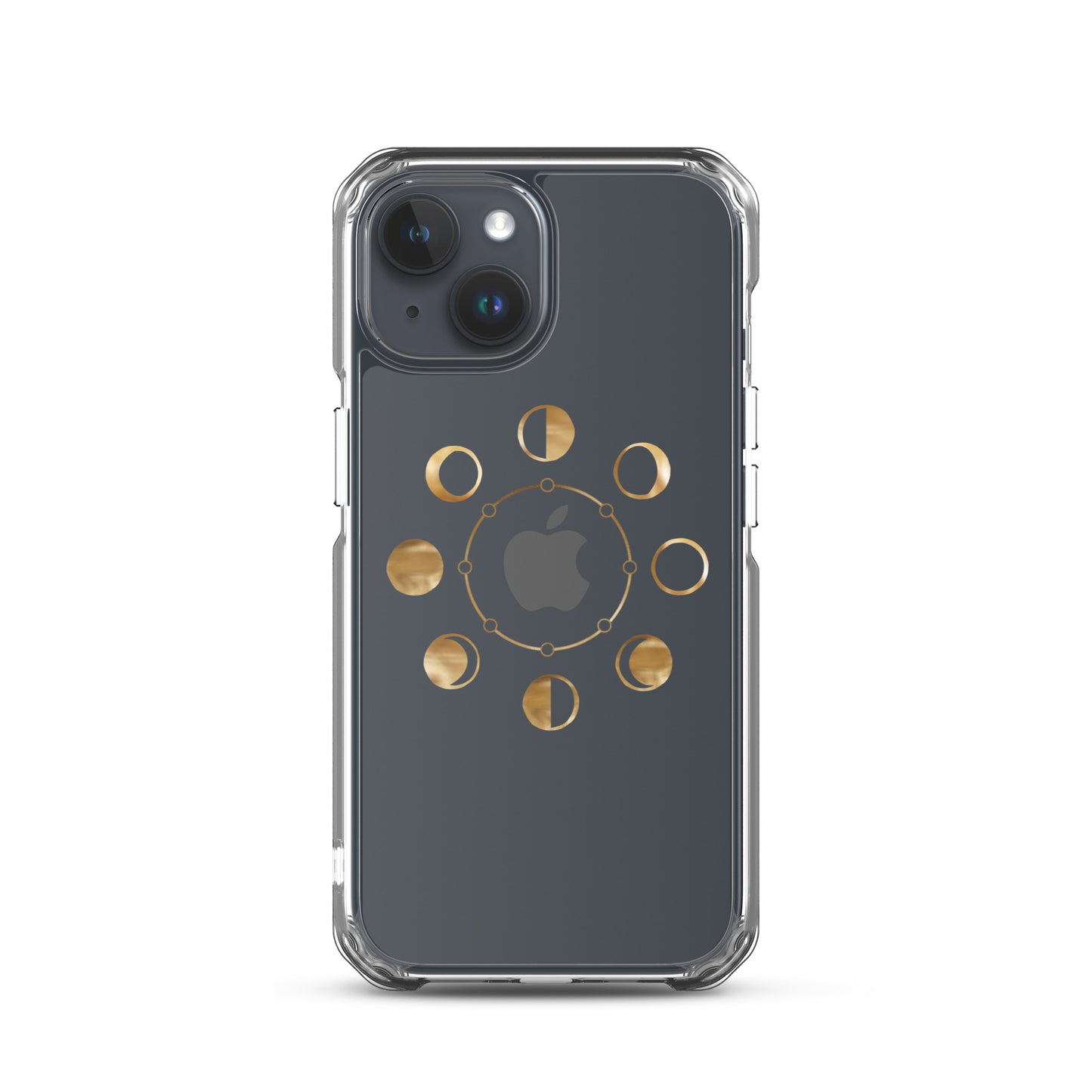 Moon Phases clear iPhone Case