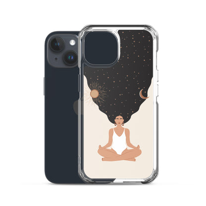 Sun, Moon and Stars iPhone Case — Mother of the Cosmos - Uranus House