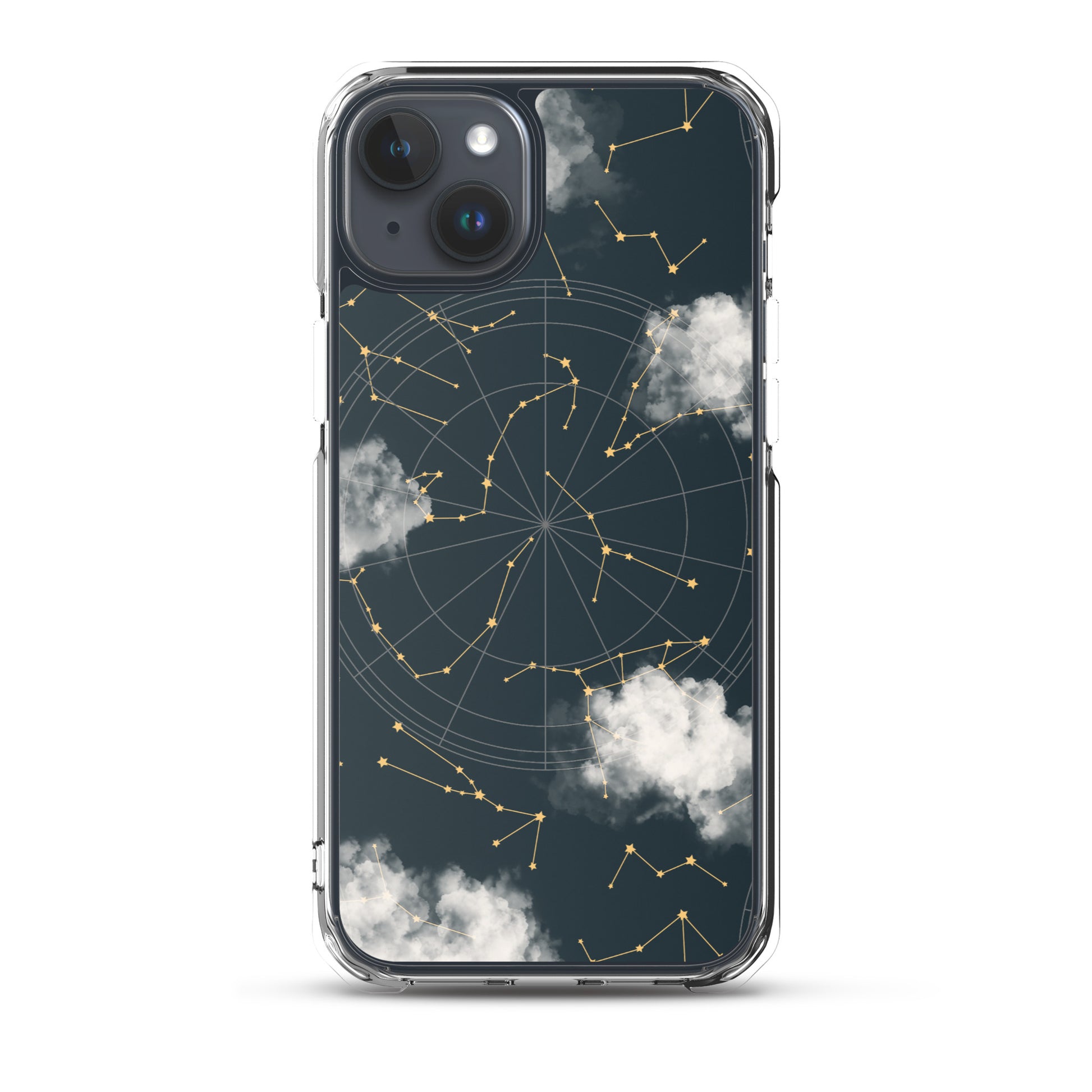 Constellation Cloudy Zodiac iPhone Case - Uranus House