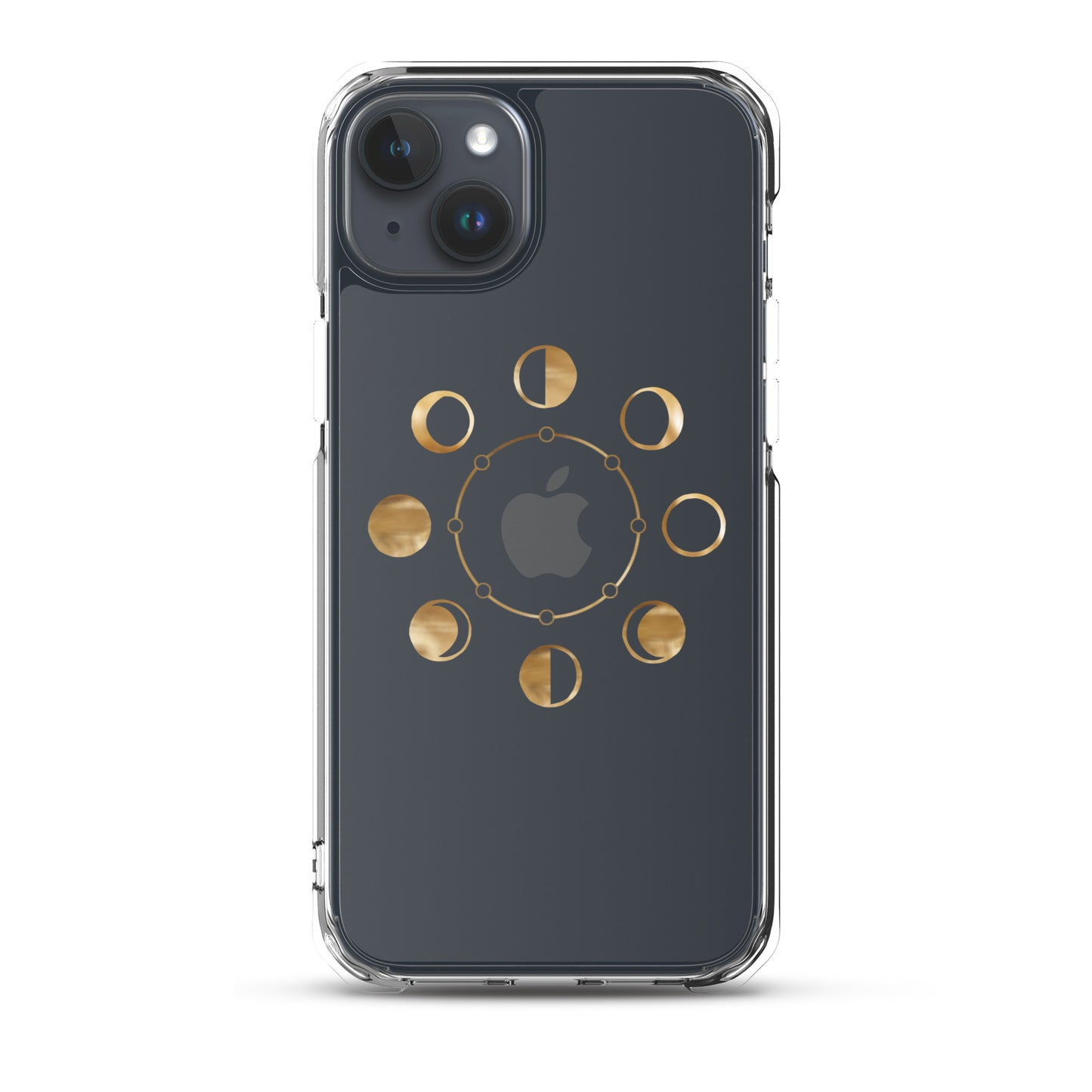 Moon Phases clear iPhone Case