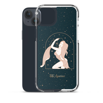 Aquarius star sign woman iPhone Case - Uranus House