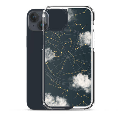 Constellation Cloudy Zodiac iPhone Case - Uranus House