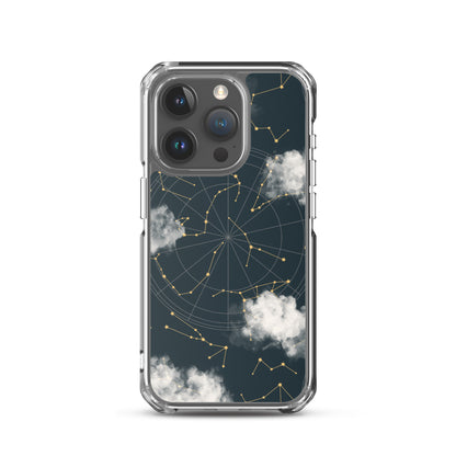 Constellation Cloudy Zodiac iPhone Case - Uranus House