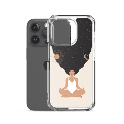 Sun, Moon and Stars iPhone Case — Mother of the Cosmos - Uranus House